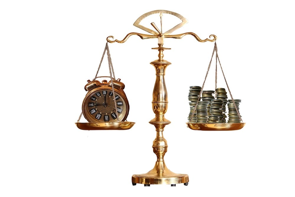 time money scale
