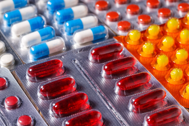 packets assorted drugs